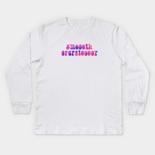 F1 Quote "Smooth Operator" by Carlos Sainz Kids Long Sleeve T-Shirt